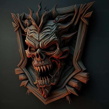 3D модель Гра Twisted Metal Black (STL)